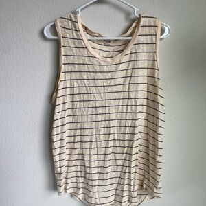 Madewell Striped Sleeveless Tank Top
